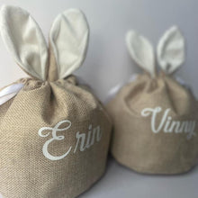 Load image into Gallery viewer, Jute Bunny Ear Bag