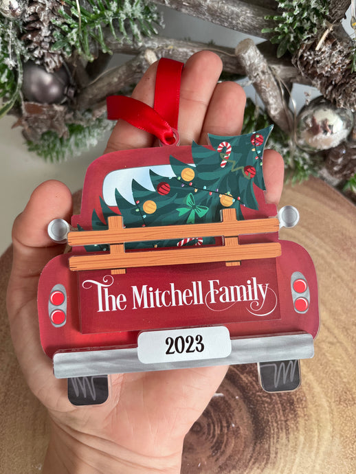 Personalised Car Bauble