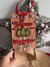 Load image into Gallery viewer, SAMPLE: Christmas tree sleigh