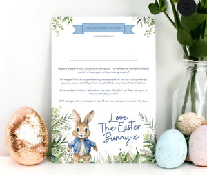 Personalised Easter Bunny Certificate