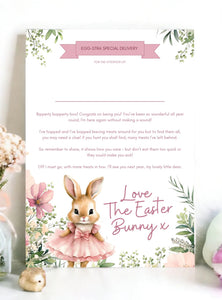 Personalised Easter Bunny Certificate