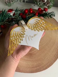 Angel wing bauble