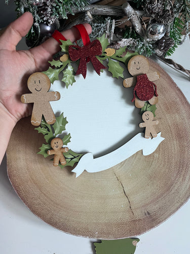 SAMPLE Christmas Gingerbread plaque