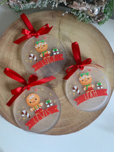 Load image into Gallery viewer, Personalised Gingerbread bauble