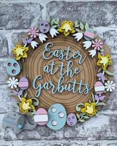 Easter Wreath - Easter Egg Design