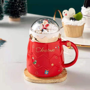 Christmas snow globe mugs - Ready to dispatch if order on own (allow 7 days)