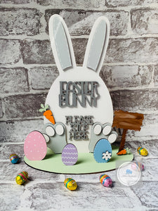 SALE: Easter Bunny Stop Here sign