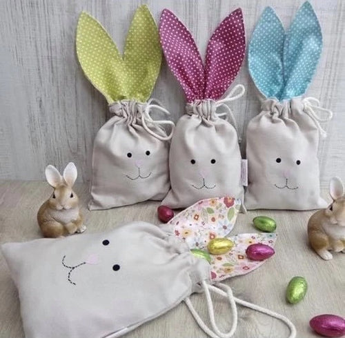 Draw String Bunny Bags