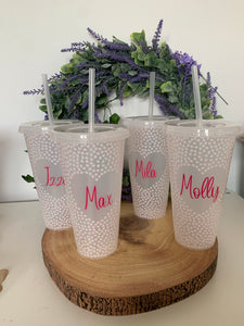 Colour changing Valentine cold cups!