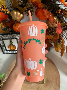 SALE: Personalised Halloween Pumpkin cups