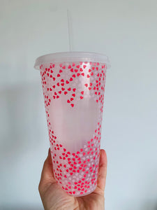 Colour changing Valentine cold cups!